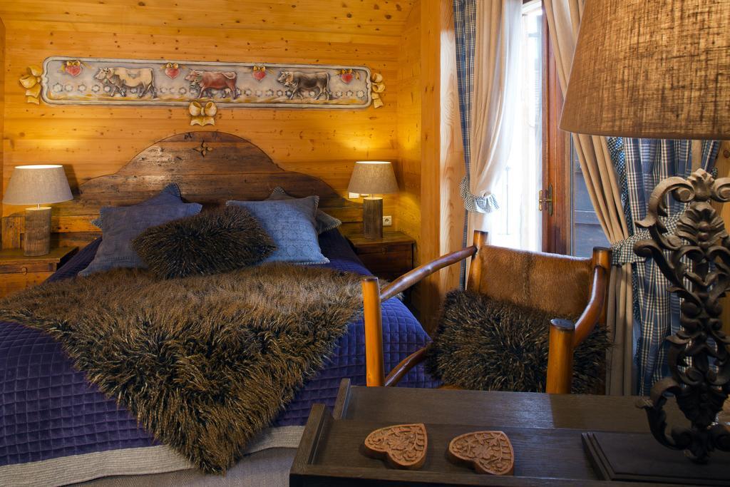 Chalet-Hotel Les Cimes Ле-Гран-Борнан Номер фото
